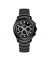 Timezone Chronograph Dayverse Watch For Men (TZ-1325)-Black Dial- White Figure - On Installments - IS-0205
